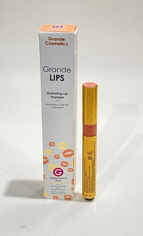 Grande Lips Hydrating Lip Plumper TOASTED APRICOT (PEACHY NUDE) New In Box