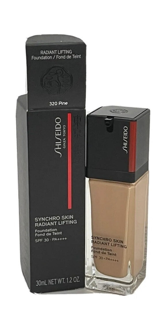 Shiseido Syncro Skin Radiant  Foundation 320 PINE 1oz New Box DISCONTINUED