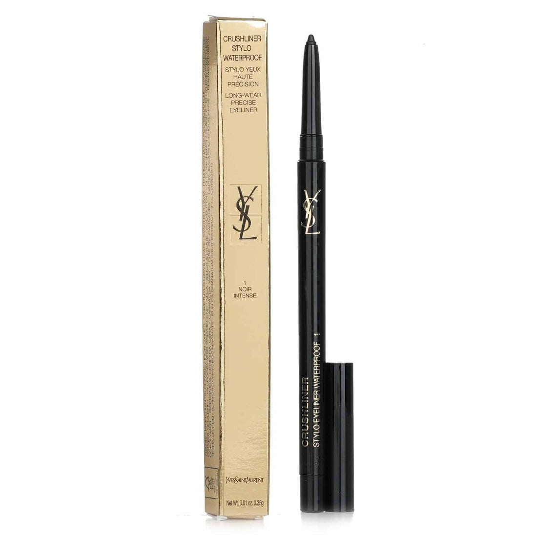 YSL Waterproof Stylo Long-Wear Precise Eyeliner Shade 1 NOIR IVRESSE DISCONTINUE