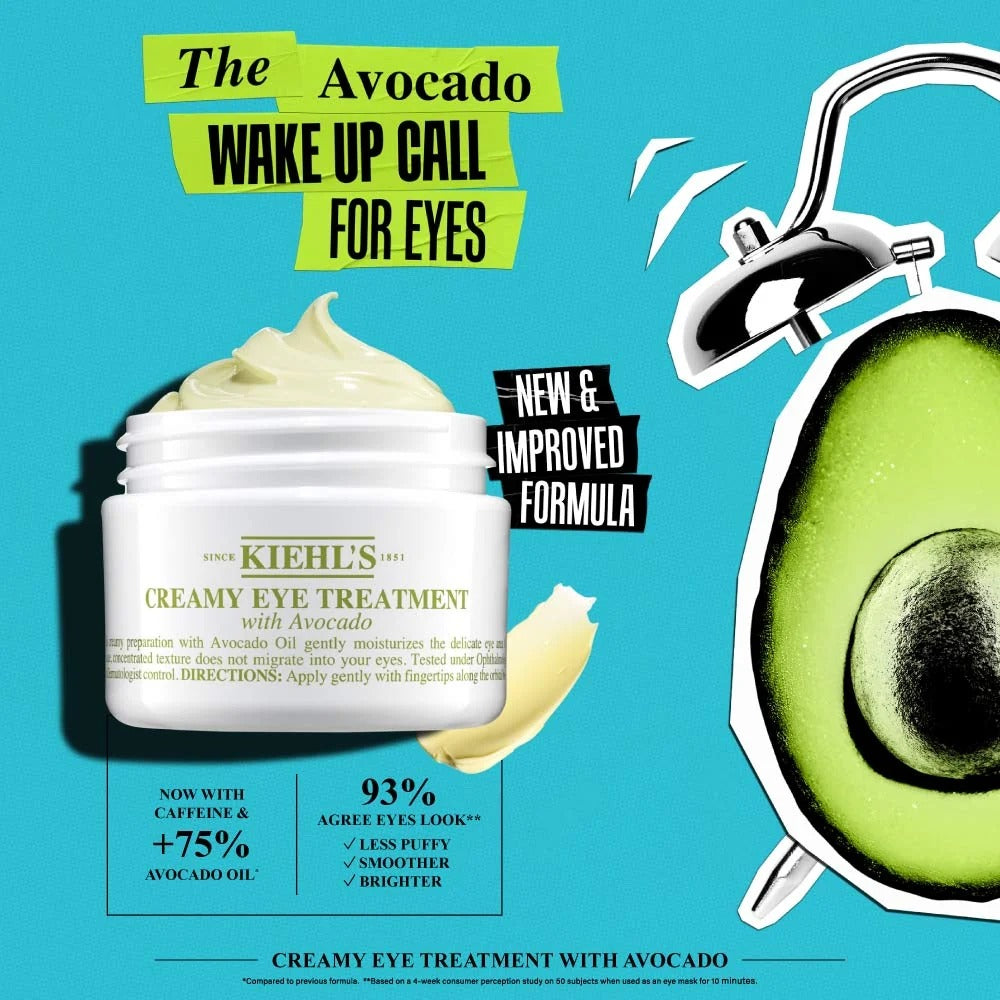 Kiehl's Creamy Eye Treatment With Avacado 28g New Same As Shown No Sealed