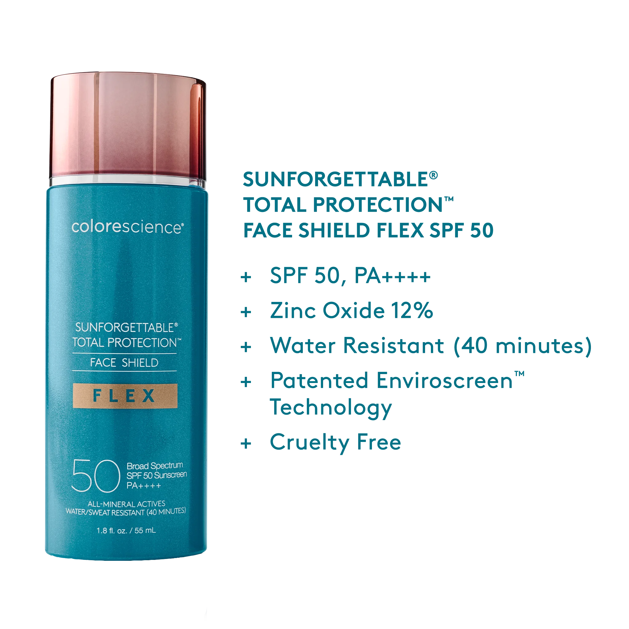 Colorescience Sunforgettable Total Protection Face Shield MEDIUM SPF 50 NO BOX