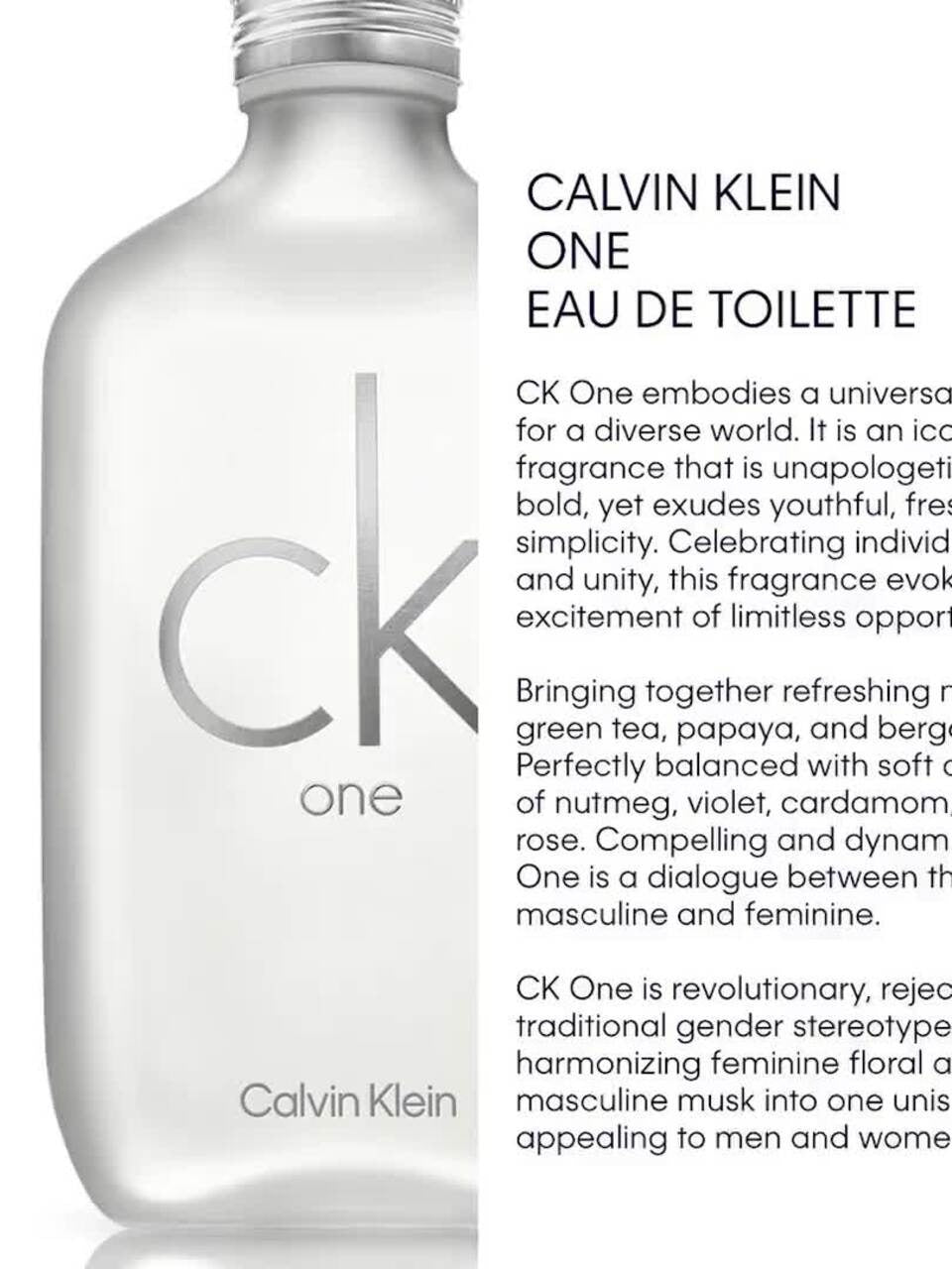 CK One 3.4 EDT Unisex