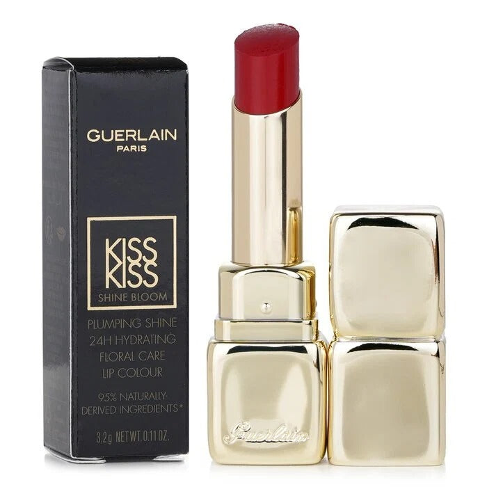 Guerlain KissKiss Shine Bloom Lip Colour 729 Daisy Red New In Box