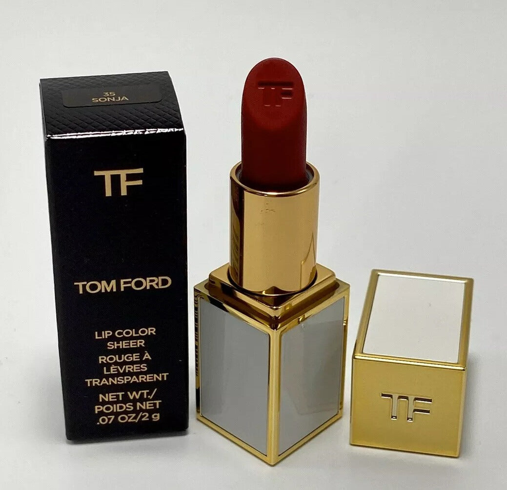 Tom Ford Lip Color 35 SONJA .07oz Clutch Size, New In Box