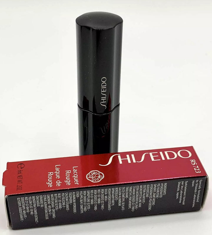 Shiseido The Makeup Lacquer Rouge Liquid Lipstick RS723 Hellebore Deep Rose NIB
