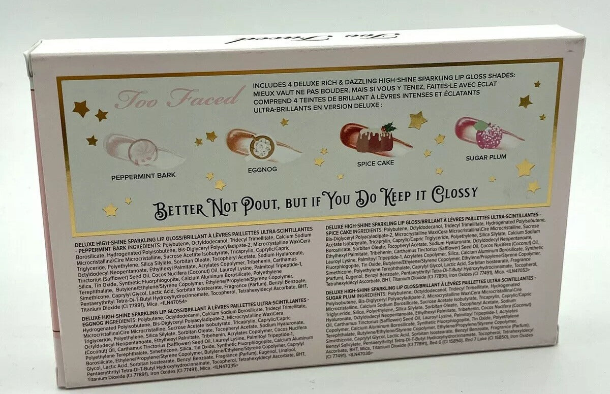 Too Faced Better Not Pout But If You Do Keep It Glossy Limited Edition New Box