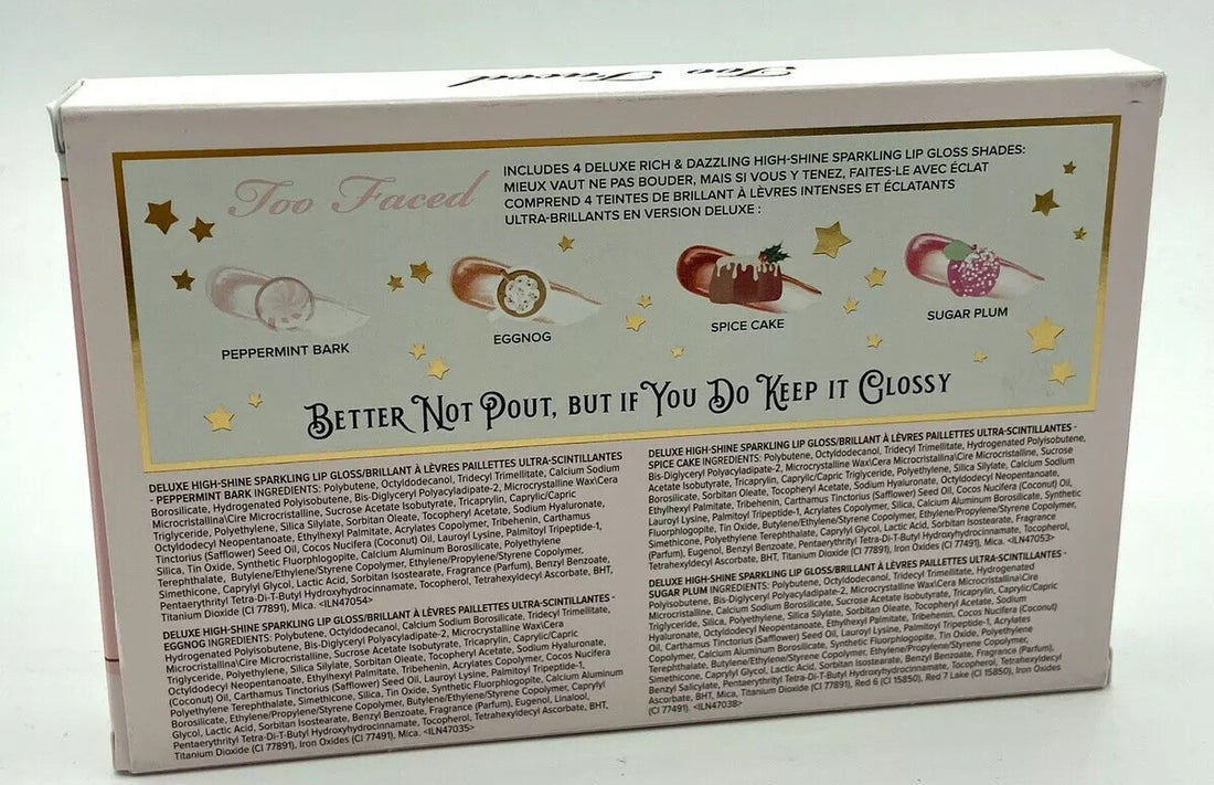 Too Faced Better Not Pout But If You Do Keep It Glossy Limited Edition New Box
