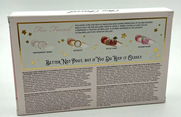 Too Faced Better Not Pout But If You Do Keep It Glossy Limited Edition New Box