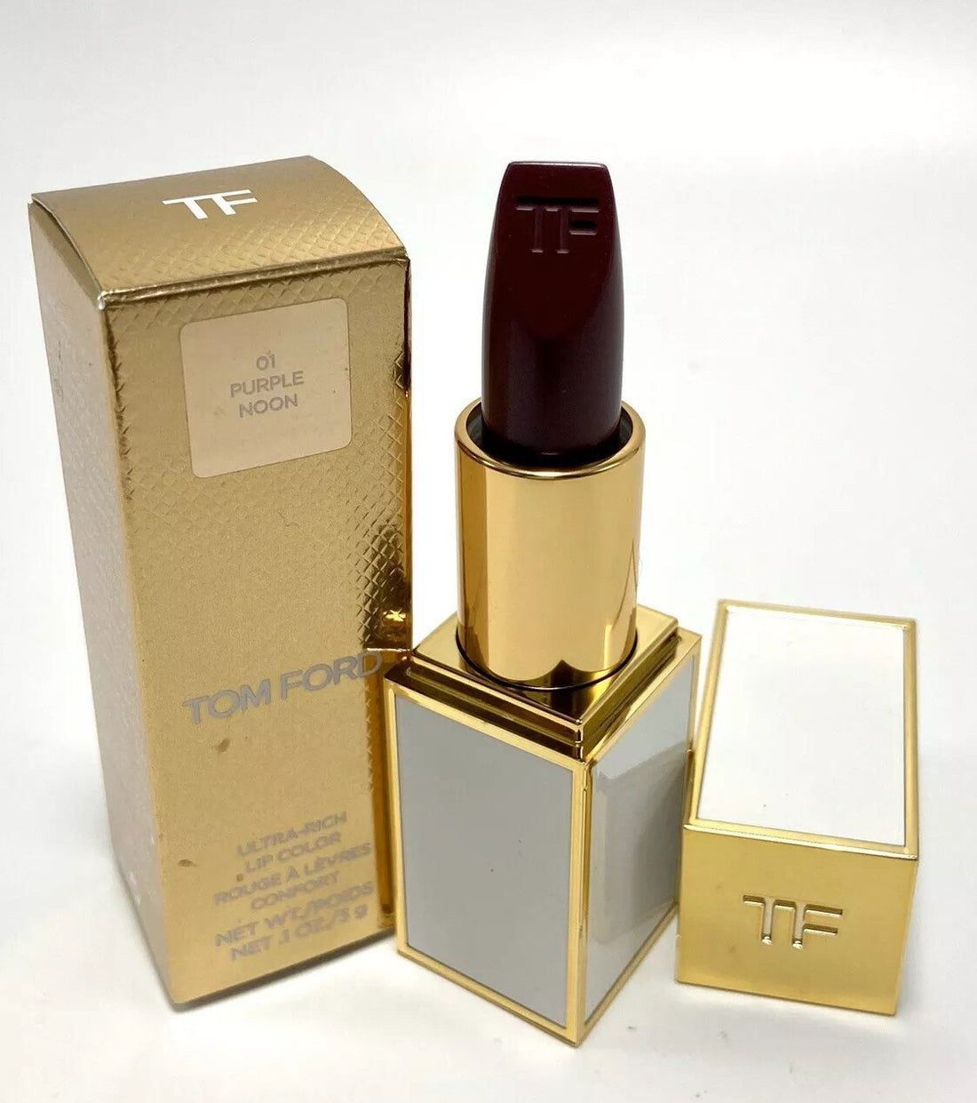 Tom Ford Ultra Rich Lip Color - # 01 Purple Noon 3g Lip Color, New In Box