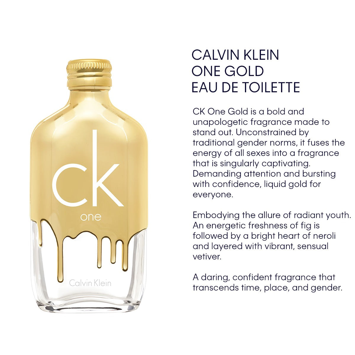 CK One Gold 3.4 EDT Unisex